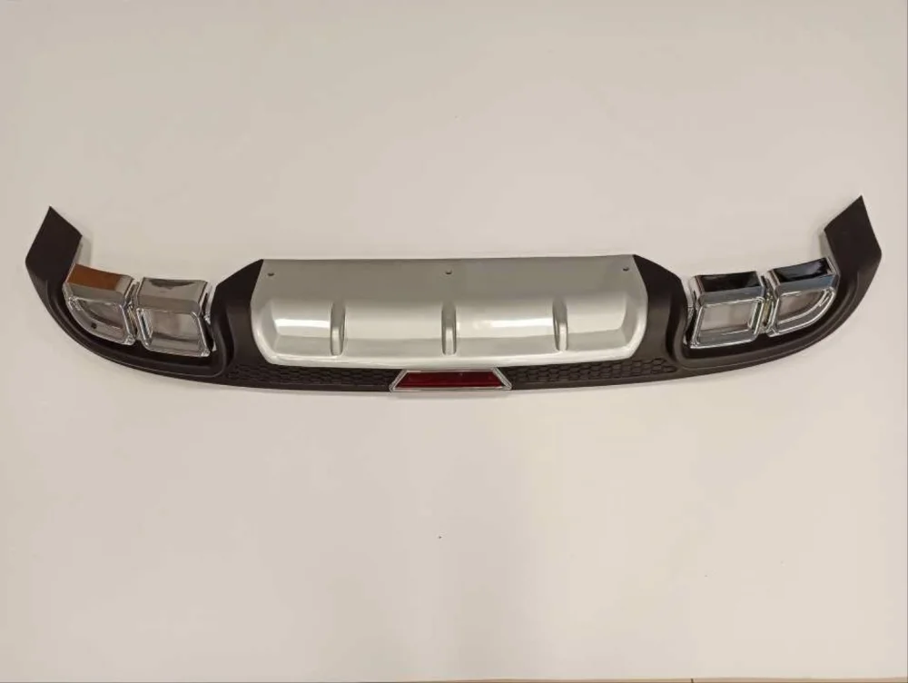 Hyundai Elantra Uyumlu 2016-2018 4 Egzoz Silver Difüzör Reflektörlü