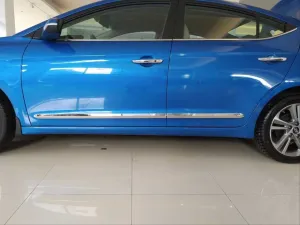 Hyundai Elantra Uyumlu 2016-2018 Kapı Çıtası Nikelaj thumb 2