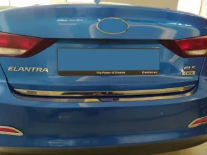 Hyundai Elantra Uyumlu 2016-2018 Bagaj Kapağı Çıtası Krom thumb 2
