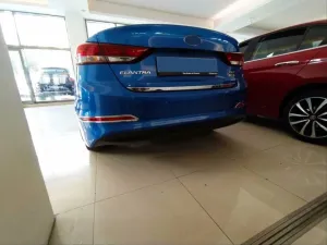 Hyundai Elantra Uyumlu 2016-2018 Bagaj Kapağı Çıtası Krom thumb 3