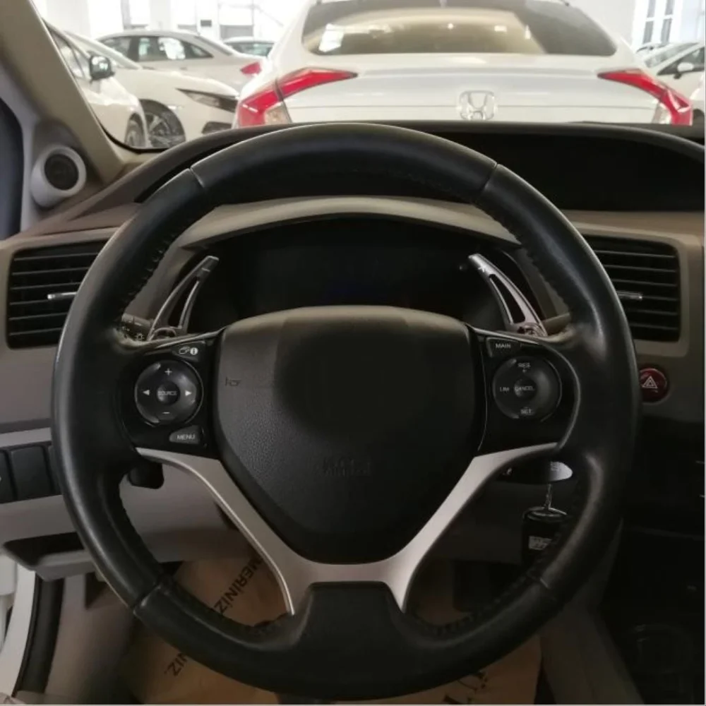 Honda Civic Uyumlu Fb7 2012-2015 Paddle Shift Gri