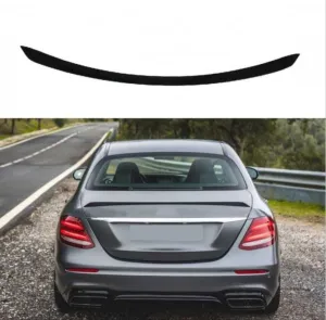 Mercedes W213 Uyumlu 2016-2019 E63 S Spoiler - Piano Black thumb 2