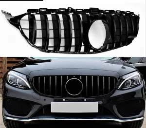 Mercedes W205 Uyumlu C Serisi 2015-2018 Panjur Gtr Siyah thumb 4