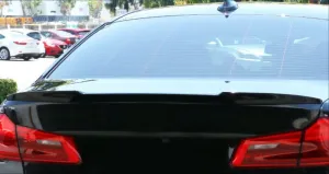 Bmw 5 Uyumlu Serisi G30 M4 Spoiler - Piano Black (Parlak Siyah) thumb 4