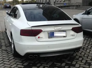 Audi A5 Uyumlu 2009-2016 Spoiler - Piano Black (Parlak Siyah) thumb 2