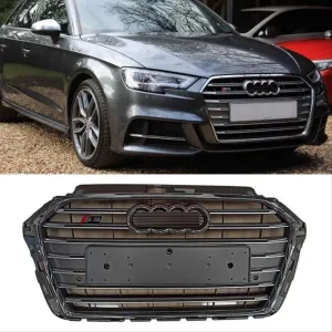 Audi A3 Uyumlu 2016-2020 Panjur S3 Gri thumb 2