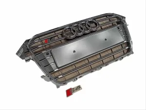 Audi A4 Uyumlu 2013-2015 S4 Panjur - Gri thumb 2