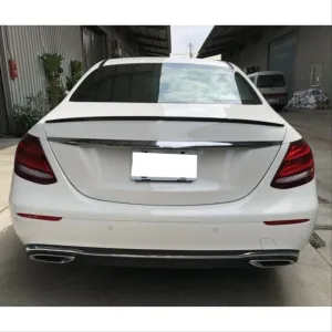 Mercedes Benz Uyumlu W213 E Serisi Düz Spoiler Piano Black thumb 2