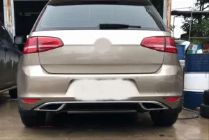 Volkswagen Golf Uyumlu 7 2013-2017 Difüzör Mat Siyah thumb 3