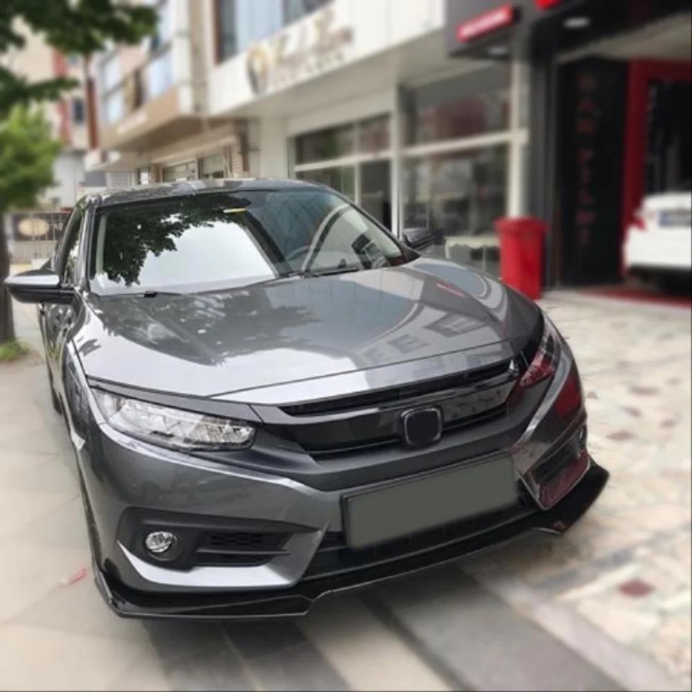 Honda Civic Uyumlu Fc5 2016-2020 Ön Lıp 3 Parça