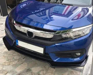 Honda Civic Uyumlu Fc5 2016-2020 Ön Lıp 3 Parça thumb 3