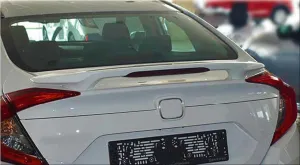 Honda Civic Uyumlu Fc5 Orta Boy Işıklı Spoiler (Boyasız) thumb 1