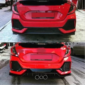 Honda Civic 2015-2021 (FK7) uyumlu Fk7 2016-2020 Hatchback Typer Arka Tampon Ek (Stok Hatası) modelleri DRS Tuning'de. Kaliteli malzeme, hızlı kargo ve güvenli