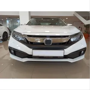 Honda Civic Uyumlu Fc5 2019-2021 Ön Sis Kaşı Kaplaması Karbon (Makyajlı Kasa) thumb 2