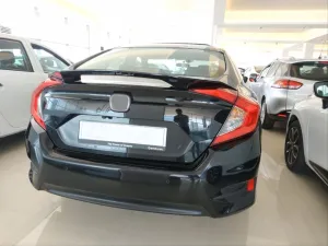 Honda Civic Uyumlu Fc5 V Style Spoiler - Piano Black thumb 4