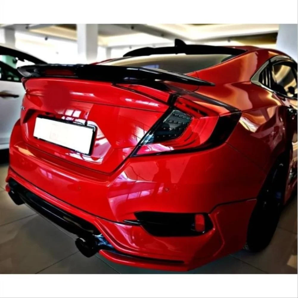Honda Civic Uyumlu Fc5 2016-2020 Turbo Body Kit Arka Ek