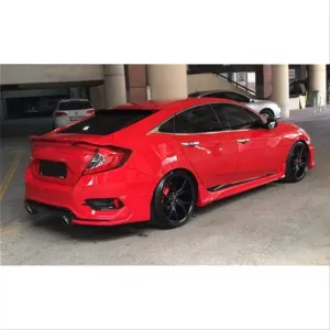 Honda Civic Uyumlu Fc5 2016-2020 Turbo Body Kit Arka Ek thumb 4