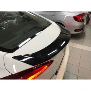 Honda Civic Uyumlu Fc5 2016-2020 Oval Spoiler (Boyasız) thumb 2