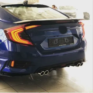 Honda Civic Uyumlu Fc5 2016-2020 Arka Sis Ledi thumb 2