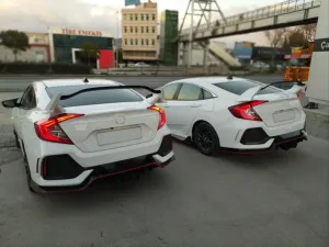 Honda Civic Uyumlu Fc5 2016-2020 Type R Spoiler Boyasız thumb 3