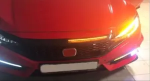 Honda Civic Uyumlu Fc5 2016-2020 Ön Panjur LediDRS Tuning kalitesiyle tanışın! Özel olarak Honda  model araçlar için üretilen bu ürün, otomobilinizin hatlarına 