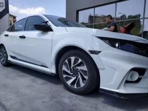 Honda Civic Uyumlu Fc5 2016-2020 Ön Çamurluk Kabartma (Typer) thumb 2
