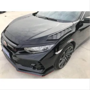 Honda Civic Uyumlu Fc5-Fk7 Motor Kaput Kabartma Type-R Dizayn - Boyasız thumb 2