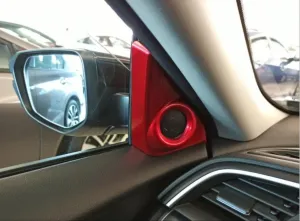 Honda Civic Uyumlu Fc5 2016-2020 Tweeter Kaplama- Kırmızı thumb 2
