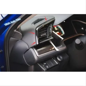 Honda Civic Uyumlu Fc5 2016-2020 Hava Menfez Kaplama 3 Parça - Karbon thumb 2