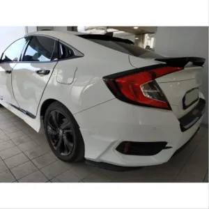 Honda Civic Uyumlu Fc5 2016-2020 Kelebek Camı Kaplaması Köseli Model thumb 3