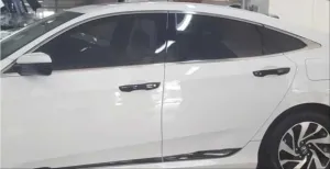 Honda Civic Uyumlu Fc5 2016-2020 Kapı Direk Kaplama Piano Black thumb 1