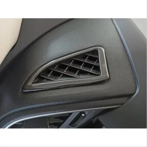 Honda Civic Uyumlu Fc5 2016-2020 Üst Hava Menfez Kaplama 2 Parça Piano Black thumb 2