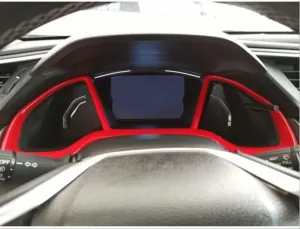 Honda Civic Uyumlu Fc5 2016-2020 Gösterge Kaplama KırmızıDRS Tuning kalitesiyle tanışın! Özel olarak Honda  model araçlar için üretilen bu ürün, otomobilinizin 