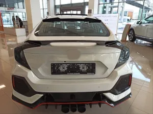 Honda Civic Uyumlu Fc5 2016-2020 Cam Üstü Spoiler - V Style thumb 4