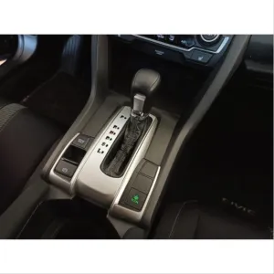 Honda Civic Uyumlu Fc5 2016-2020 Otomatik Vites Kaplama- Silver P-R-N-D-S-L thumb 3