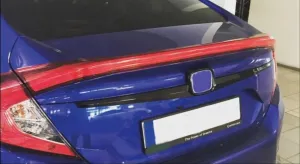 Honda Civic Uyumlu Fc5 2016-2020 Bagaj Arma Çıtası Piano Black thumb 2