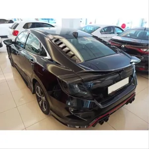 Honda Civic Uyumlu Fc5 2016-2020 Arka Camustu Kaplama 2 Parça thumb 2