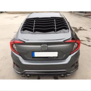 Honda Civic Uyumlu Fc5 2016-2020 Arka Cam Kaplama (Cam Vızoru) thumb 4