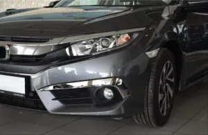 Honda Civic Uyumlu Fc5 2016-2019 Ön Sis Kası Ve Halka Kaplaması Nikelaj thumb 2