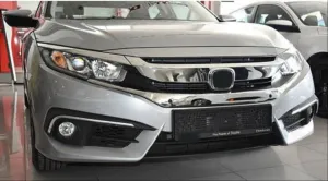 Honda Civic Uyumlu Fc5 2016-2020 Ön Panjur Krom Kaplama Dizayn B thumb 2