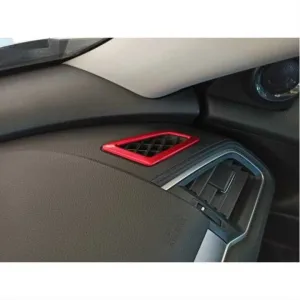 Honda Civic Uyumlu Fc5 2016-2020 Hava Menfez Kaplama 2 Parça - KırmızıDRS Tuning kalitesiyle tanışın! Özel olarak Honda  model araçlar için üretilen bu ürün, ot