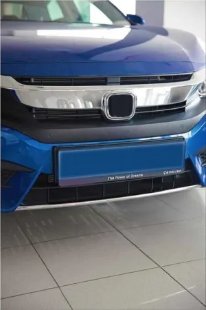 Honda Civic Uyumlu Fc5 2016-2019 Ön Tampon Alt Nikelajı 2 Parça thumb 3