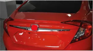 Honda Civic Uyumlu Fc5 2016-2020 Bagaj Arma Çıtası Nikelaj thumb 2