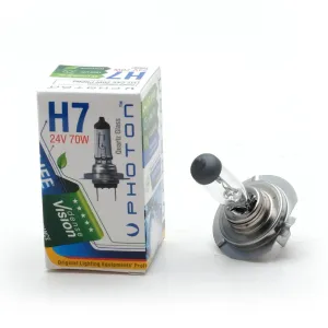 Photon uyumlu H7 24V 70W Standart Halojen modelleri Oto Aksesuar Shop'de. Kaliteli malzeme, hızlı kargo ve güvenli alışverişle hemen inceleyin.