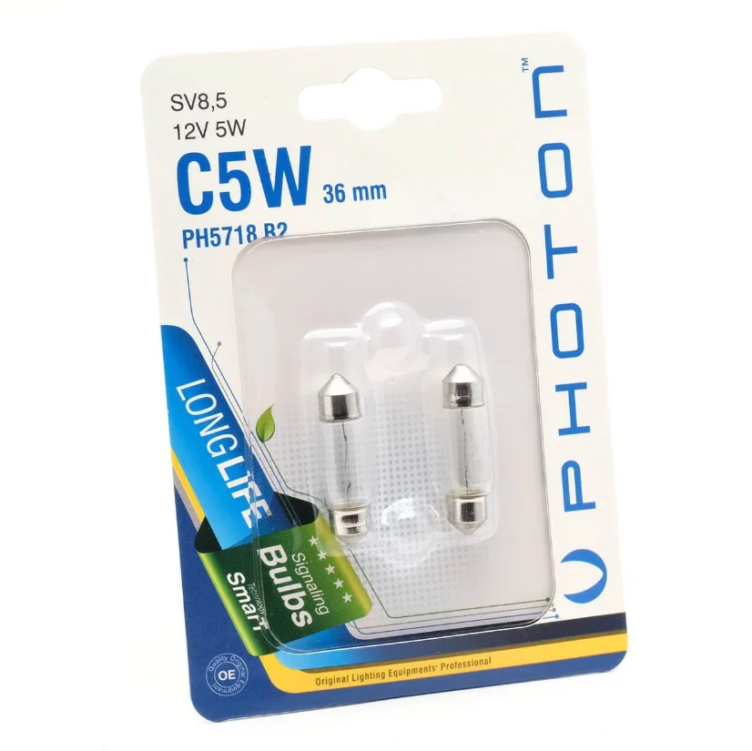 Blister Minyatür Uyumlu Serisi 36Mm Sofit C5W Ph5718 B2
