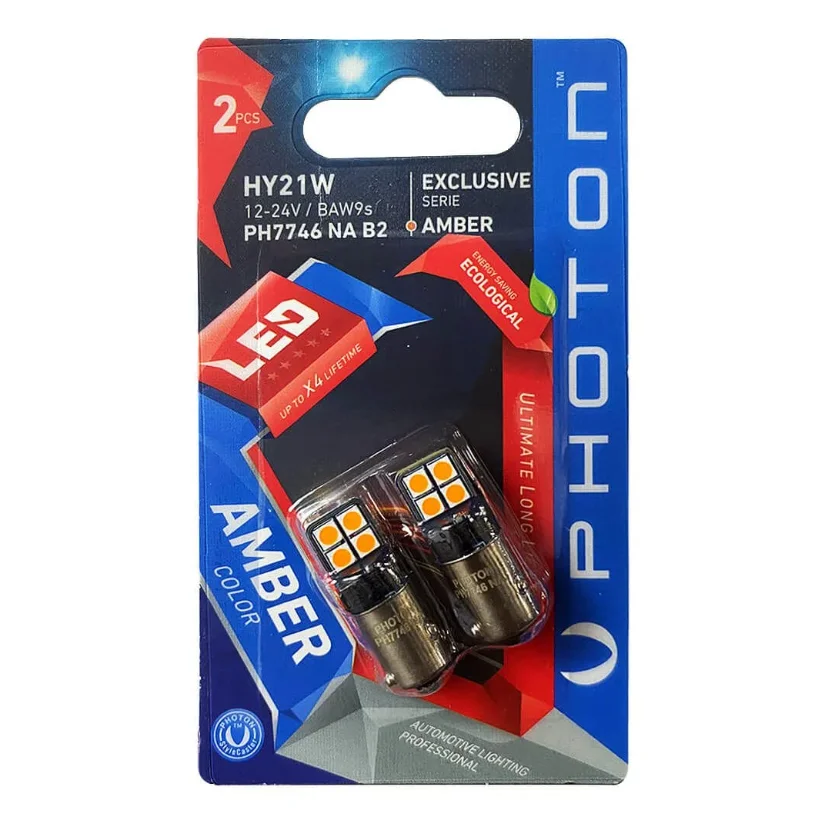 H21W 12V Uyumlu Amber (Turuncu) Exclusive Serisi Ph7746 Na