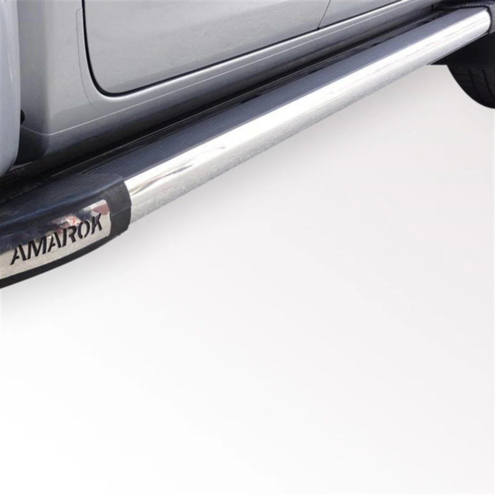 Volkswagen Amarok Uyumlu Titan Alüminyum Yan Koruma Siyah 2010-2016