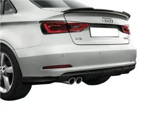 Audi A3 Uyumlu Sedan 2013 Sonrası 8V Spoiler (Plastik)