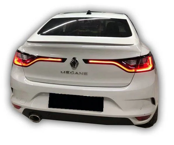 Renault Megane Uyumlu 4 (2017 Ve Sonrası) Spoiler (Plastik)