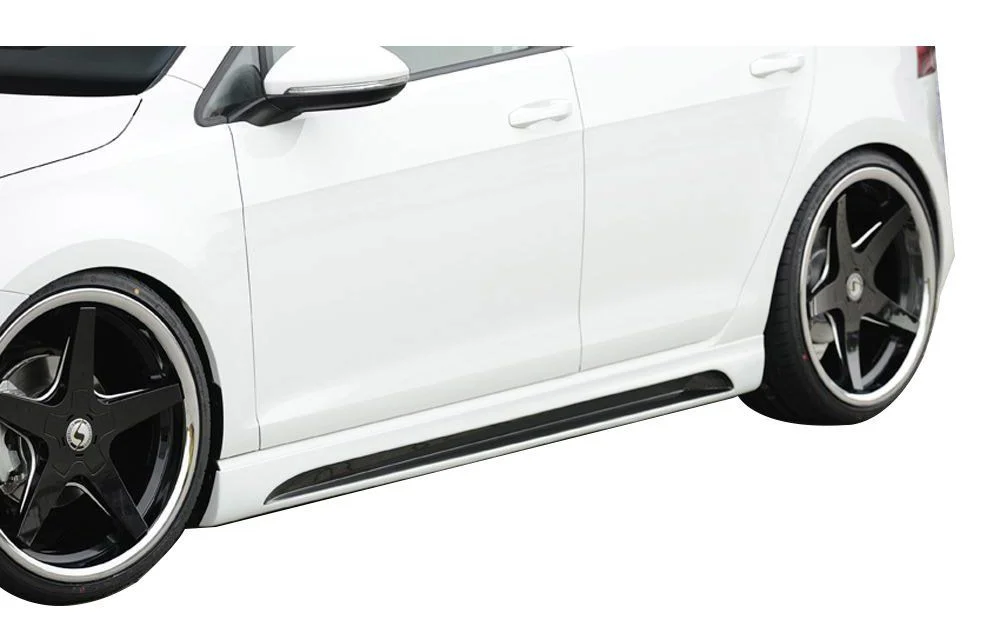 Volkswagen Golf Uyumlu 7 (2012-2019) Yan Marşpiyel Seti (Plastik)